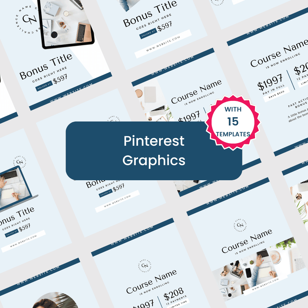 5-Day Challenge Pinterest Graphics