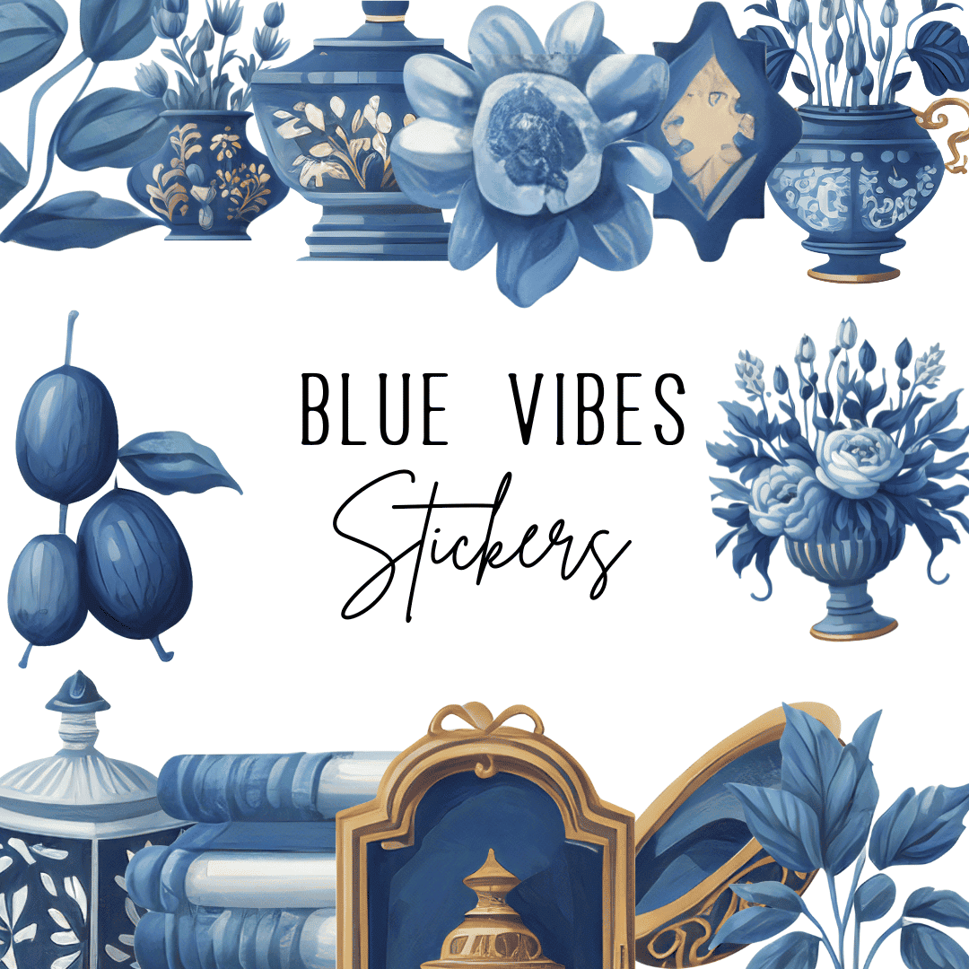 Blue Vibes Stickers