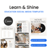 Learn & Shine Education Social Media Templates