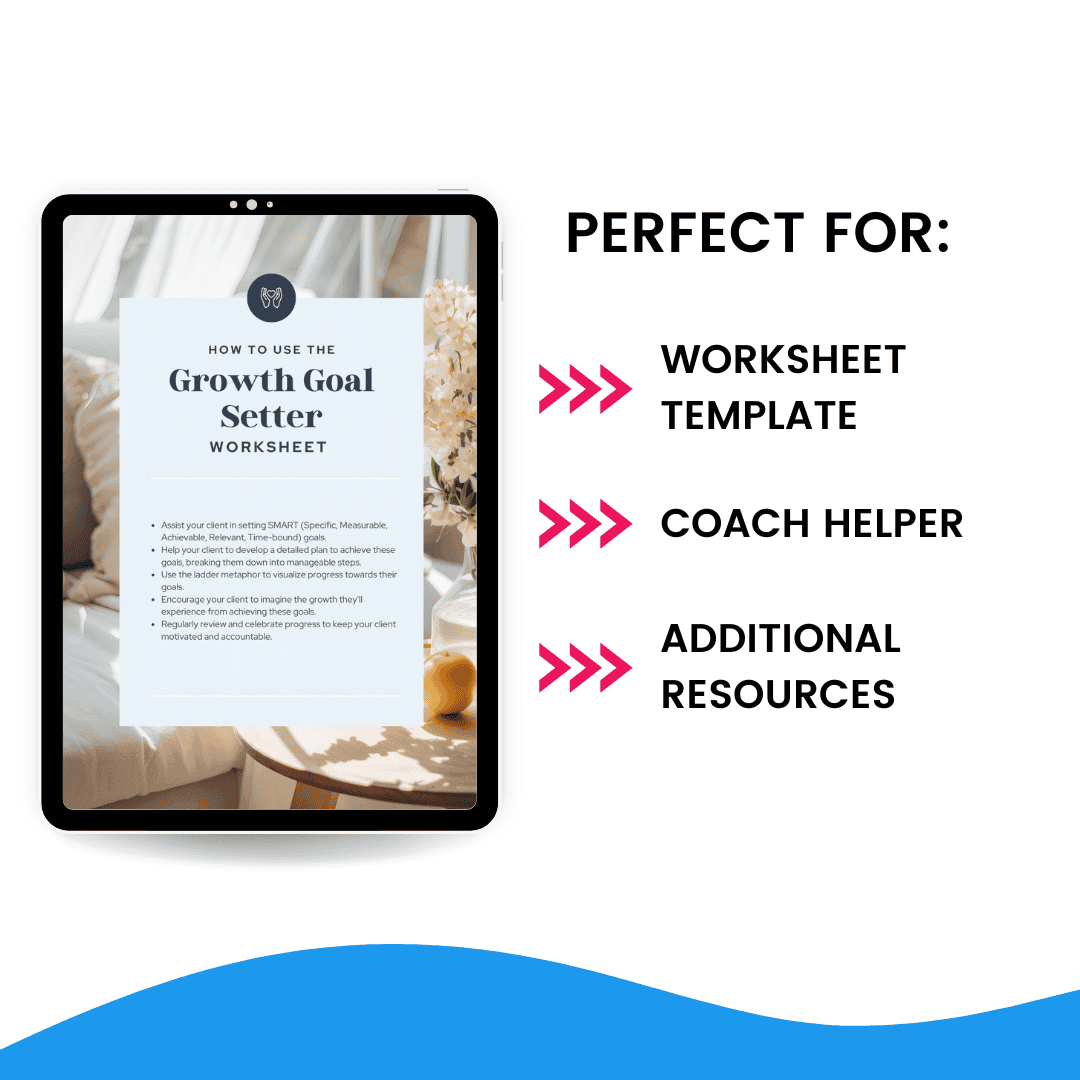 Growth Goal Setter Worksheet Template