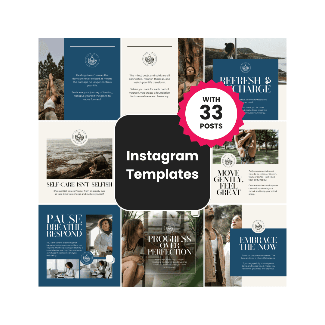 Holistic Coach Instagram Templates