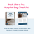 Pack Like Pro: Hospital Bag Checklist