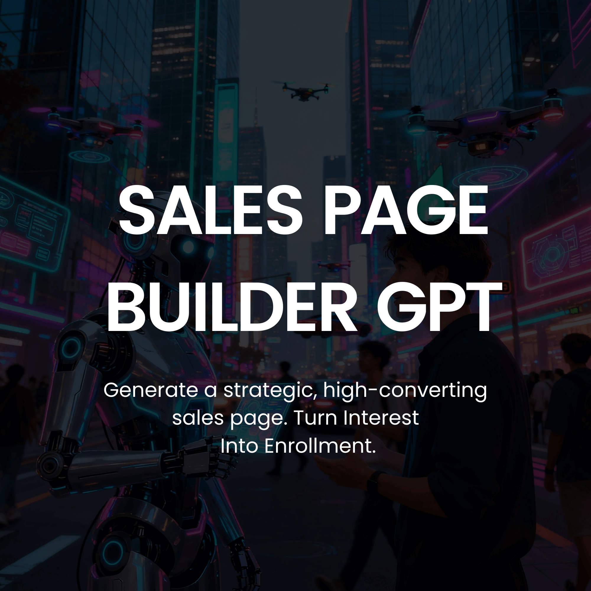 Promotional text for &