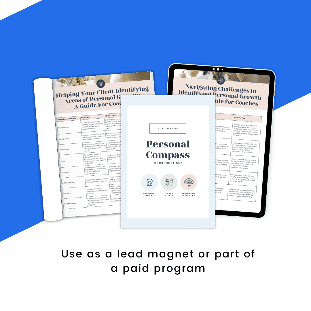 Personal Compass Worksheet Templates