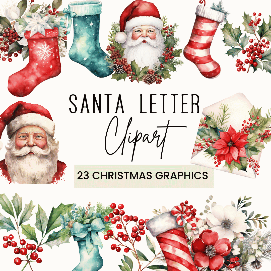 Santa Letter Clipart