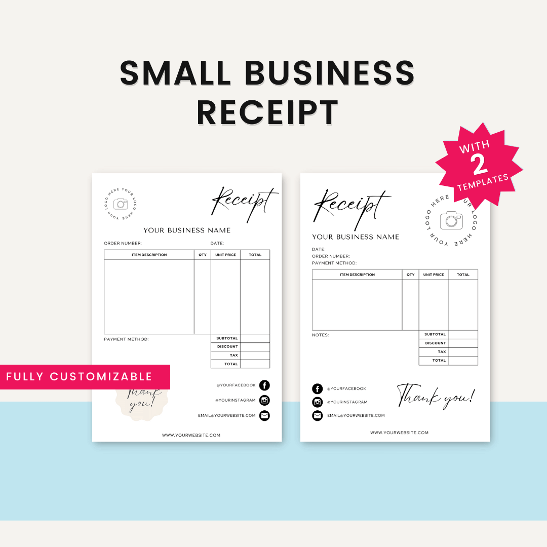 Small Business Receipt