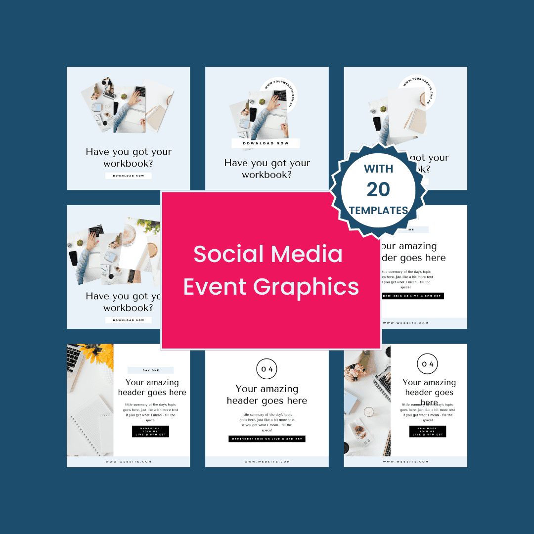 Webinar Social Media Event Graphics