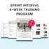 Sprint Interval 4 Week Training Program