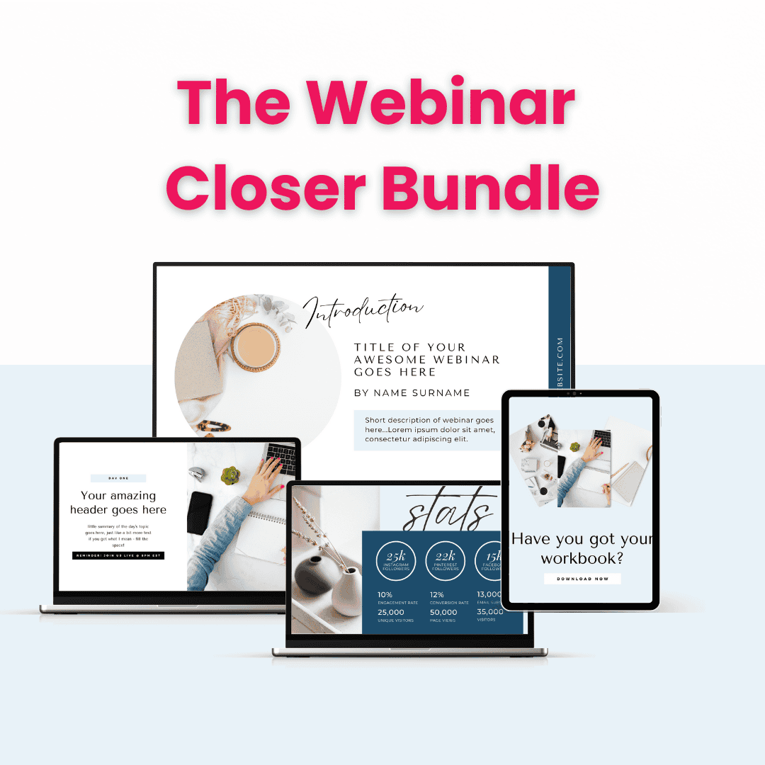 Webinar Closer Bundle