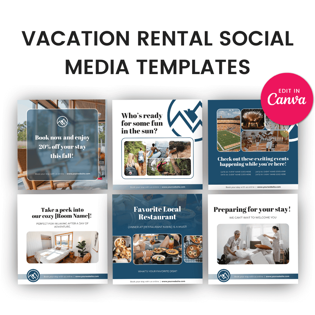 Vacation Rental Social Media Templates