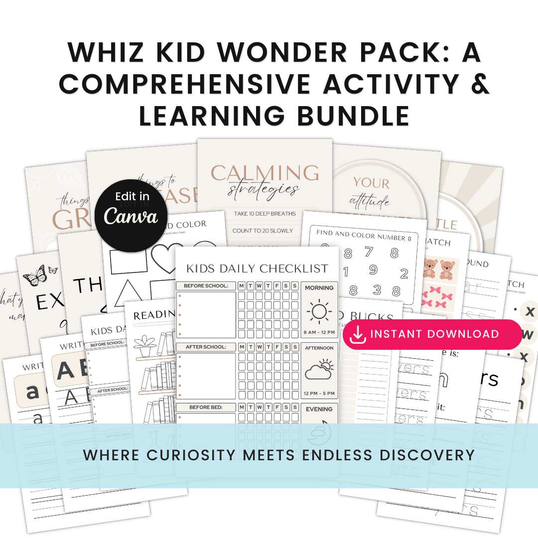 Whiz Kid Wonder Pack: A Comprehensive Activity & Learning Bundle Product Image