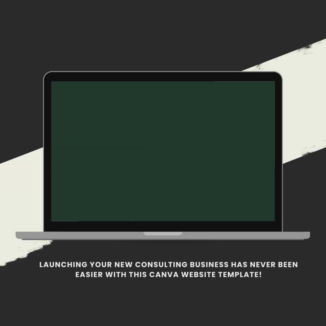 Business Consulting Canva Website Template