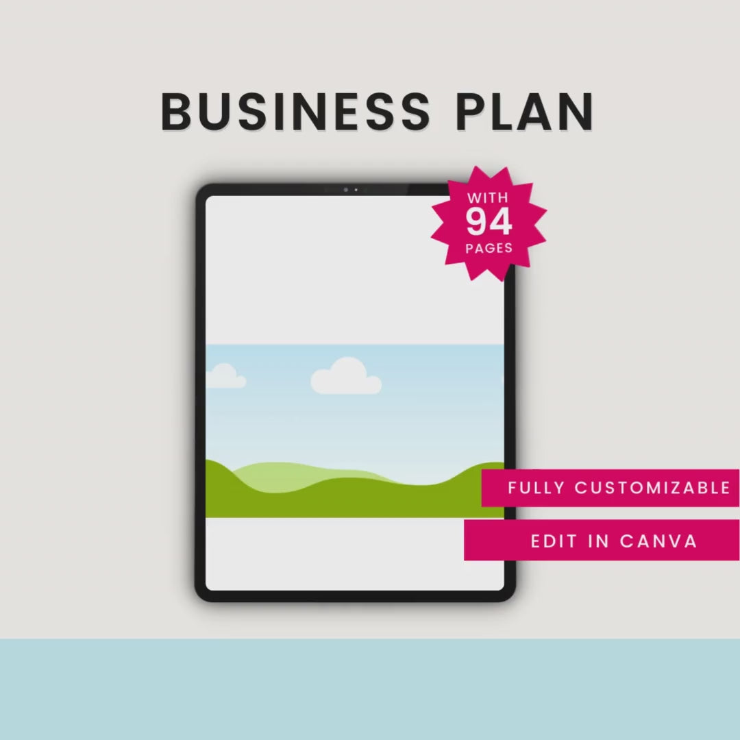 Business Plan Template for Small Businesses