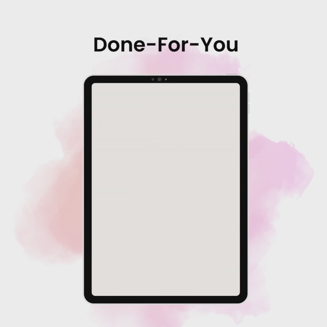 Mood Tracker Journal Done for You Video Demo