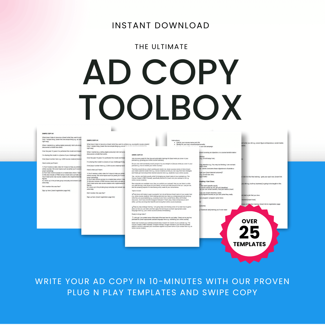 Ad Copy Toolbox Images