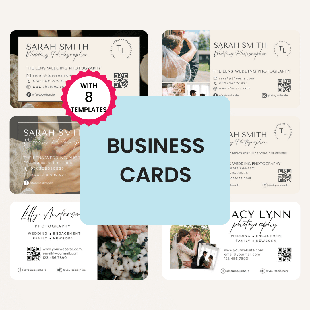 Photographer Marketing Toolkit Business Cards