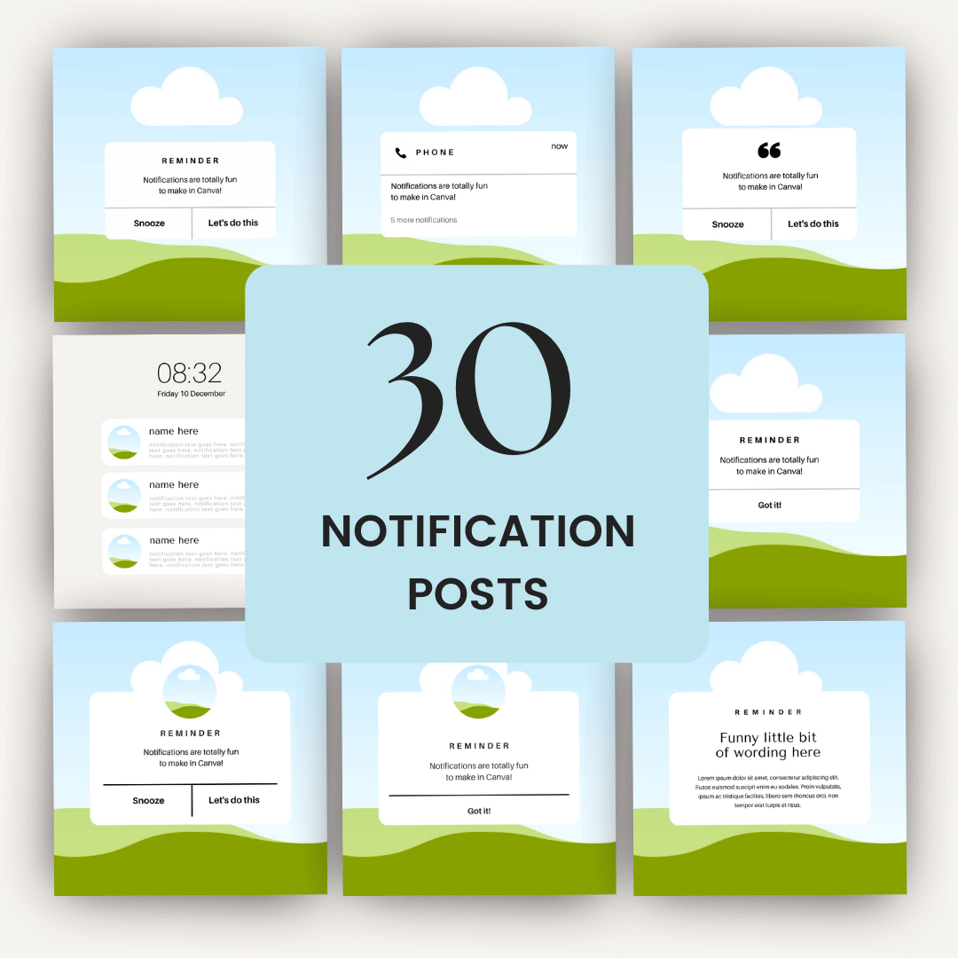 Social Buzz Bundle Notification Posts