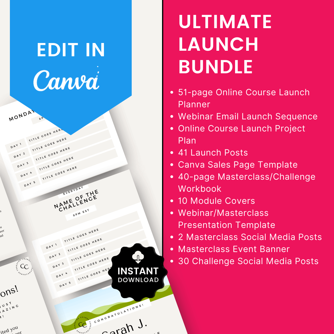 Ultimate Launch Bundle Product Images
