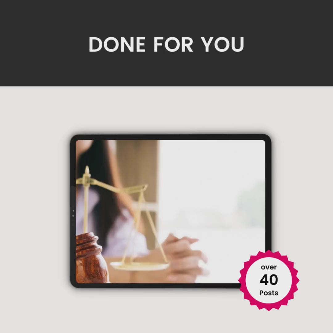 Social Media Templates For Attorneys Done For You Video Images