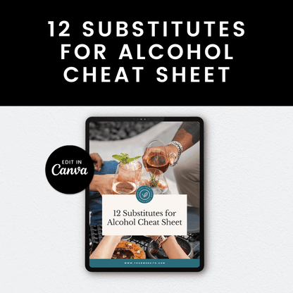 12 Substitutes For Alcohol Cheat Sheet