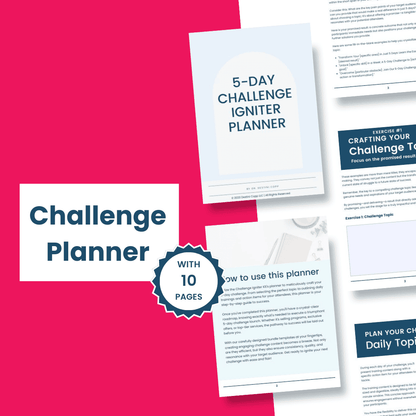 5-Day Challenge Planner