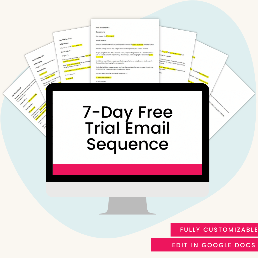 7-Day Free Trial Email Sequence