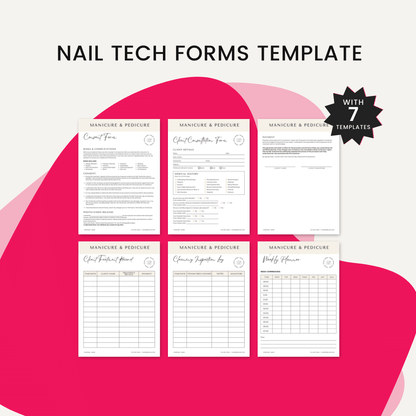 Beauty Boost Business Bundle Nail Tech Forms Template