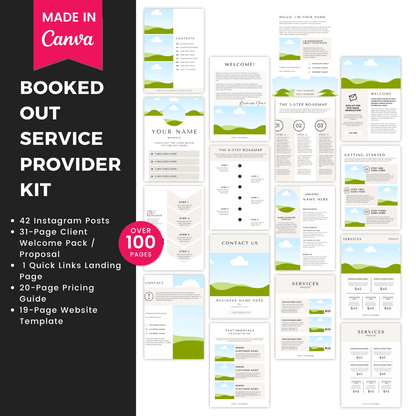 Booked Out Service Provider Kit Over 100 Pages