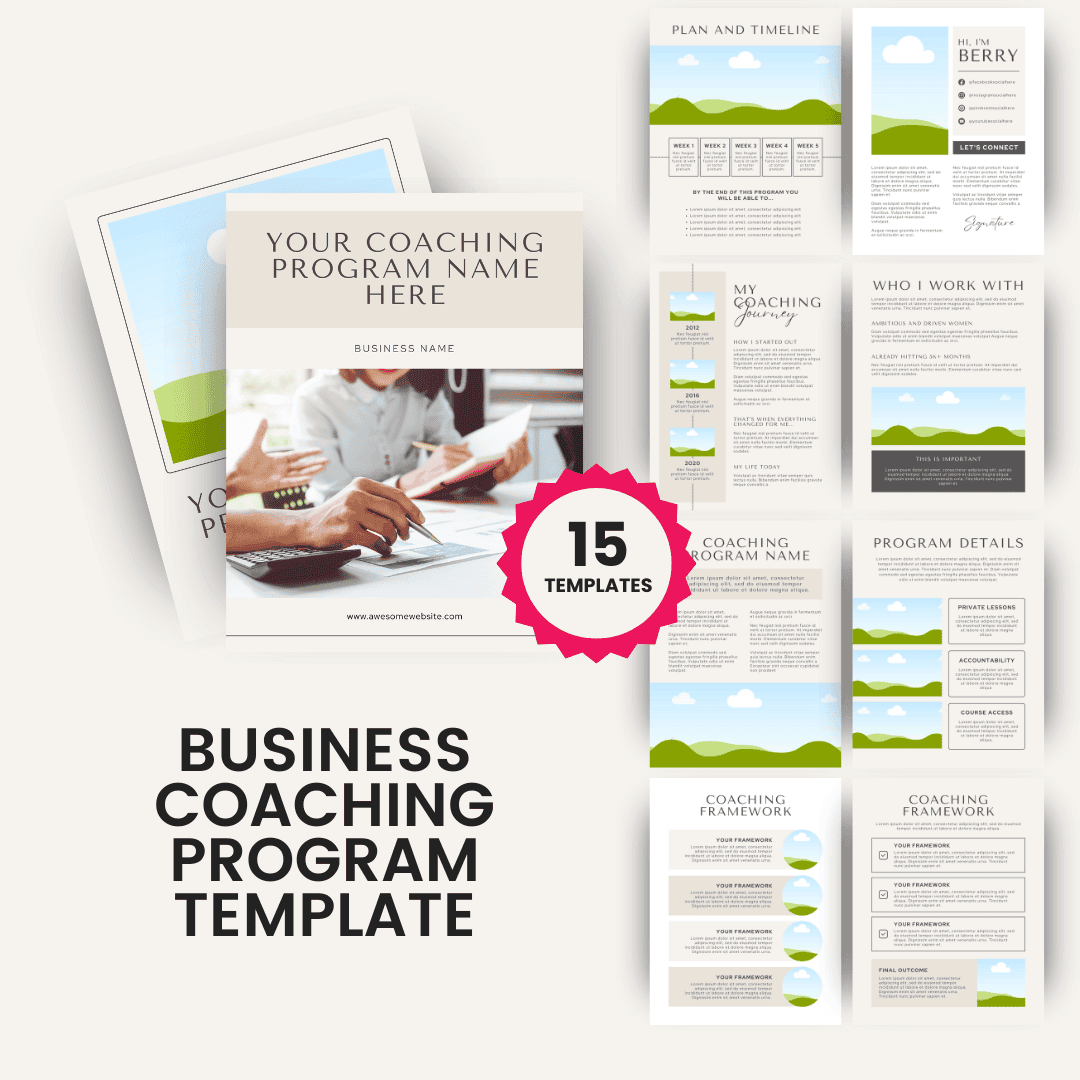 Business Coaching Program Template