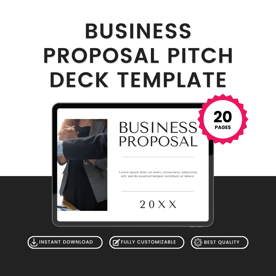 Business Proposal Pitch Deck Template