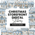 Christmas Storefront Digital Stickers