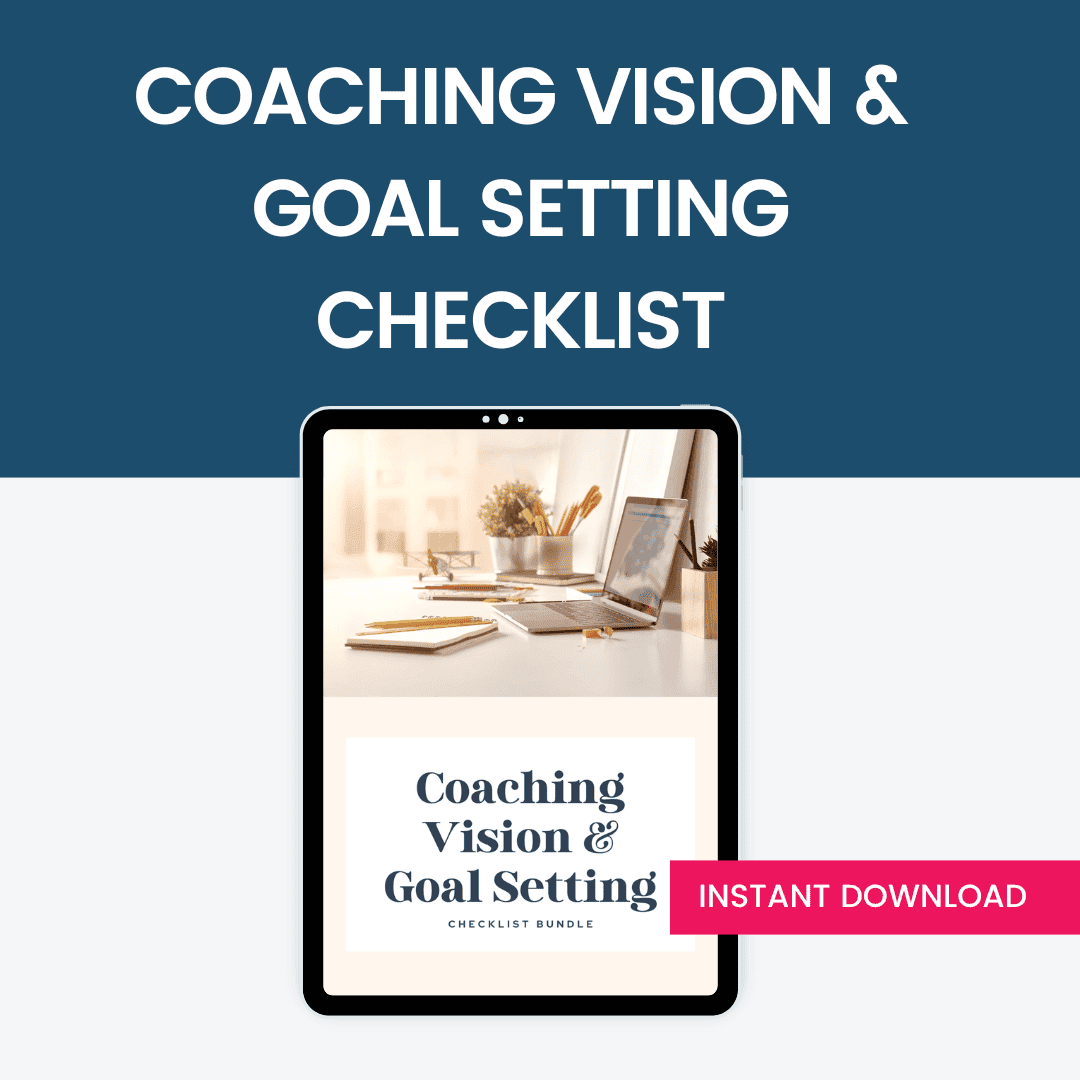 Coaching Vision And Goal Setting Checklist