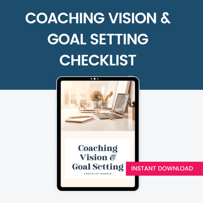 Coaching Vision And Goal Setting Checklist