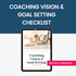 Coaching Vision And Goal Setting Checklist