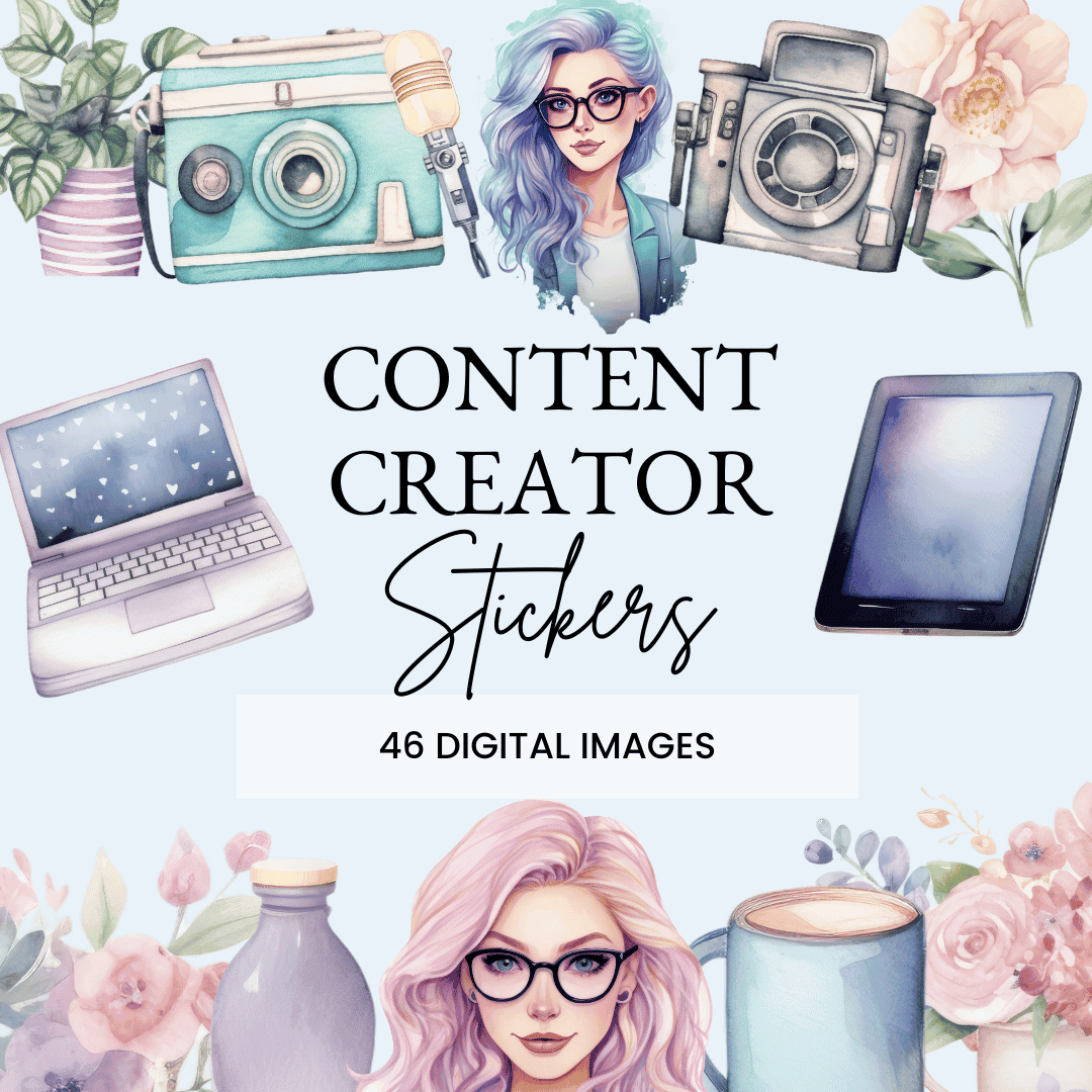 Content Creator Stickers