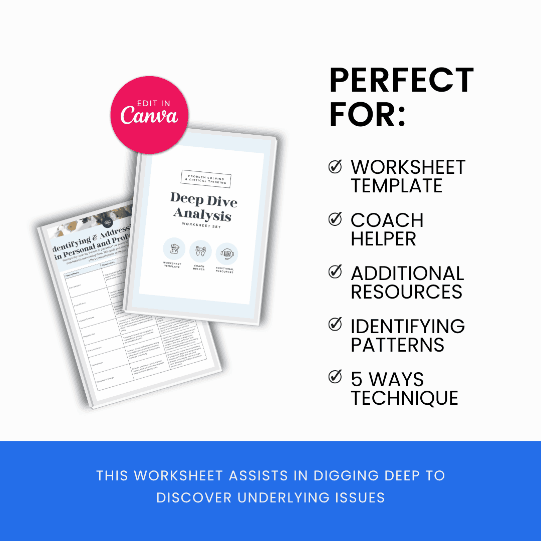Deep Dive Analysis Worksheet Template