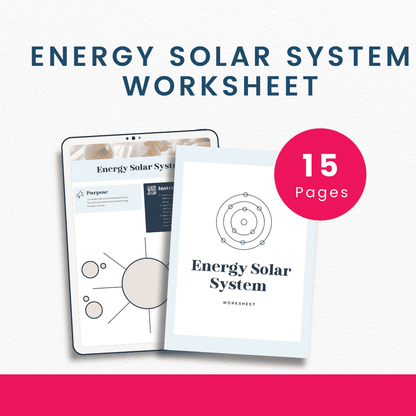 Energy Solar System Worksheet