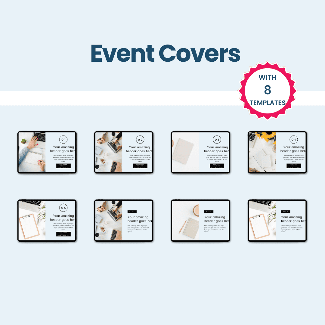 Webinar Event Covers
