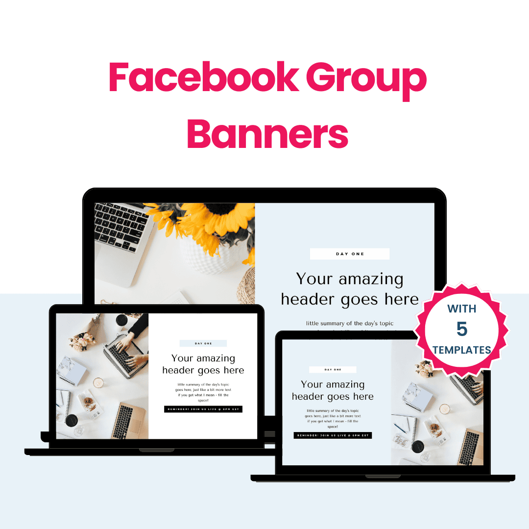 Webinar Facebook Group Banners