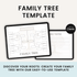 Family Tree Template Product Images