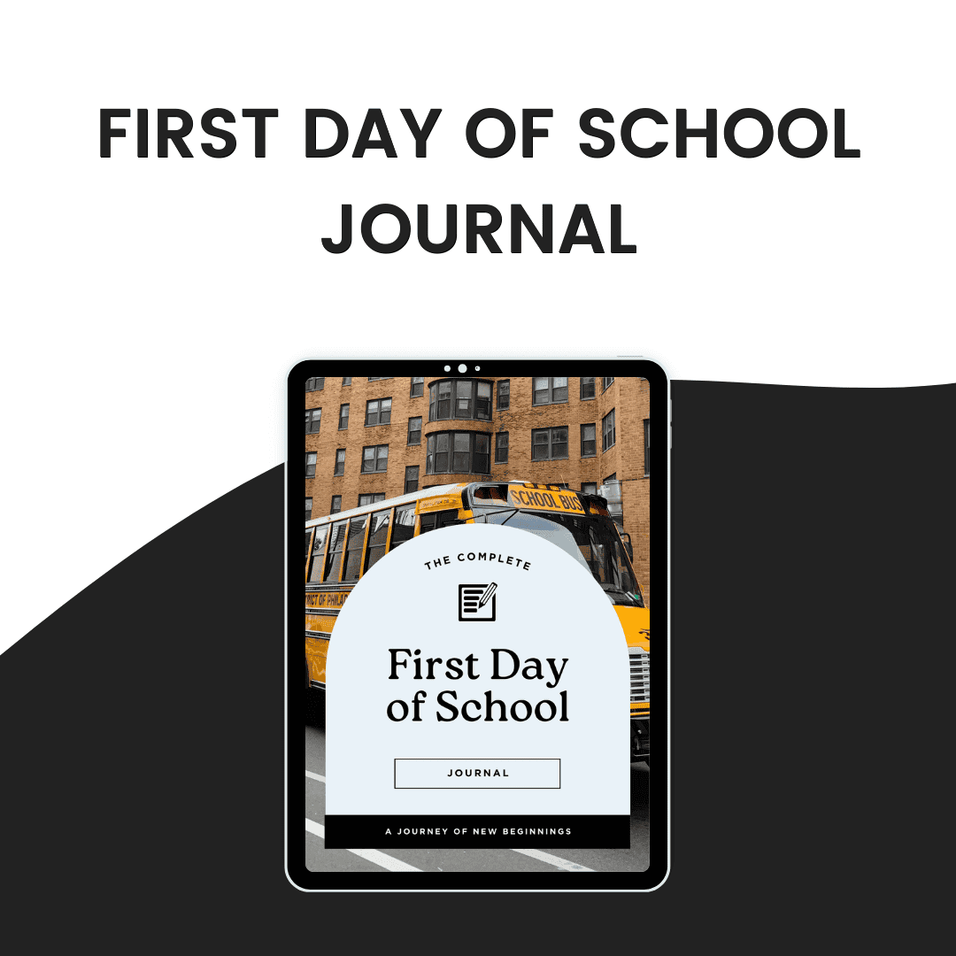 First Day Of School Journal