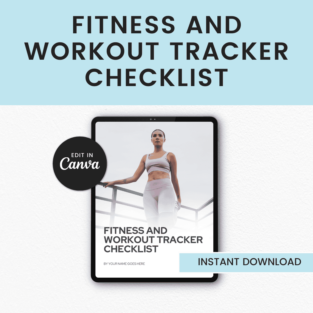 Fitness And Workout Tracker Checklist