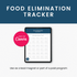 Food Elimination Tracker