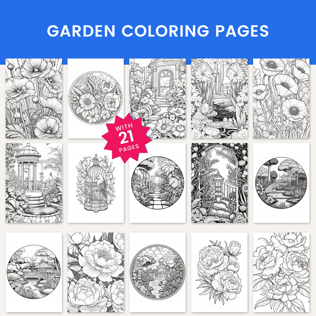 Garden Coloring Pages