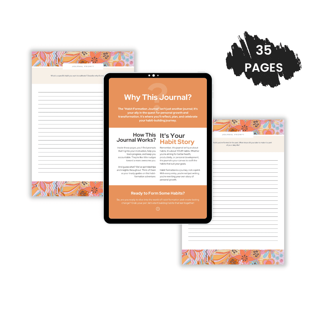 Habit Formation Journal Images