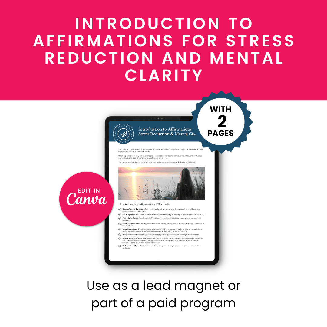 Introduction To Affirmations For Stress Reduction And Mental Clarity