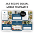 Jar Recipe Social Media Templates