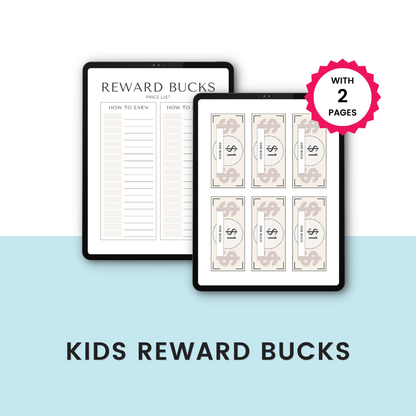 Kids Reward Bucks