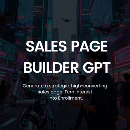 Promotional text for &