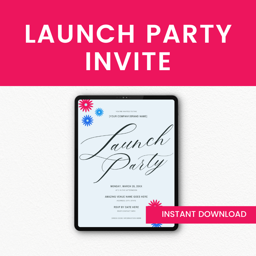 Launch Party Invite